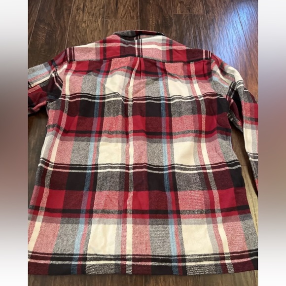 Original Weatherproof Vintage Long Sleeve Flannel Zip Up Shirt - Picture 7 of 7